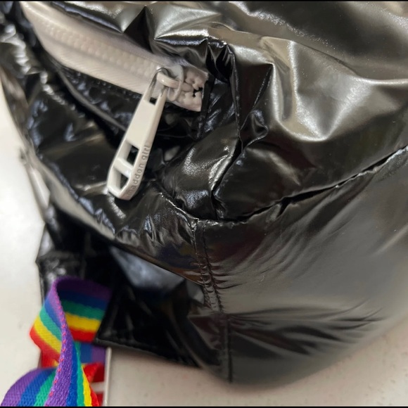 Madden Girl Plastic - Shiny - Parachute Backpack - Picture 4 of 12